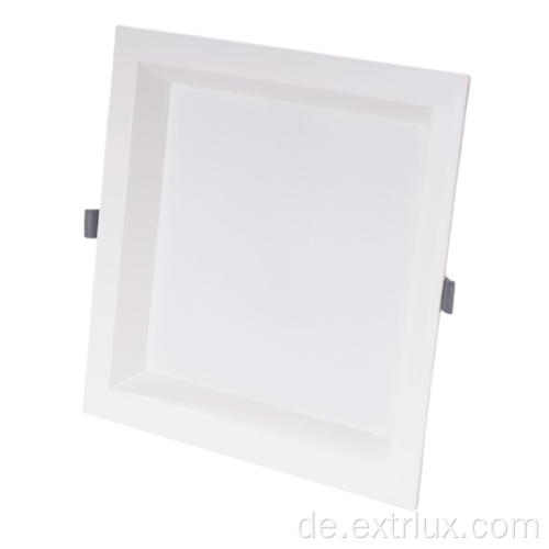 LED Plastik eingebrauchtes Anti-Blend-Quadrat-Downlight 24W